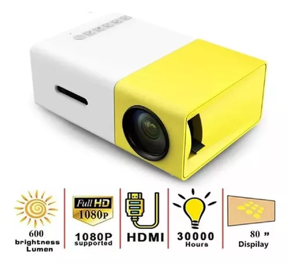 Mini Proyector Led Portatil Hdmi Vga Usb